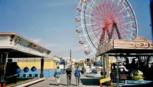 Veinticinco años del adiós a la emblemática Feria de Salou La feria de Salou, con su icónica noria