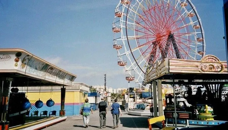 Veinticinco años del adiós a la emblemática Feria de Salou La feria de Salou, con su icónica noria
