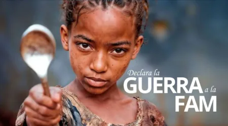 Mans Unides ‘declara la guerra a la fam’ a Cambrils Cartell de l'exposició