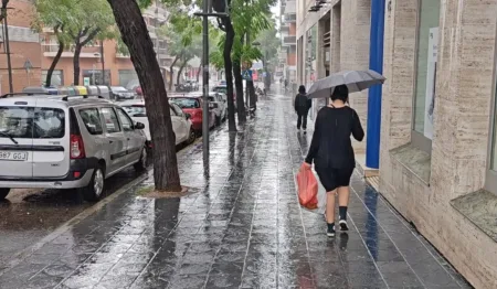 Las lluvias son protagonistas desde el jueves